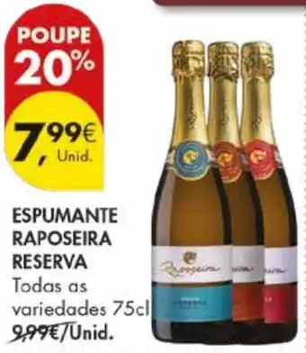 Pingo Doce Espumante raposeira reserva promoção
