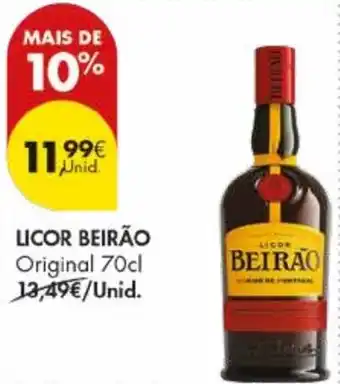 Pingo Doce Licor beirão original promoção