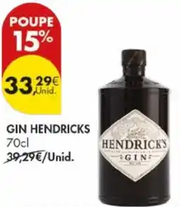 Pingo Doce Gin hendricks promoção