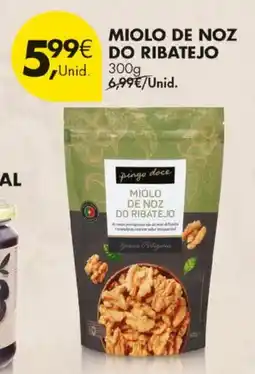 Pingo Doce Miolo de noz do ribatejo promoção