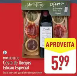 ALDI MONTIQUEIJO Cesta de Queijos Edição Especial promoção