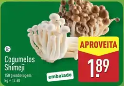 ALDI Cogumelos Shimeji promoção