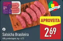 ALDI Salsicha Brasileira promoção