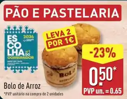 ALDI Bolo de Arroz promoção