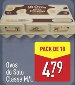 ALDI Ovos do Solo Classe M/L promoção