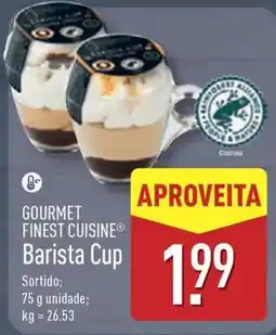 ALDI GOURMET FINEST CUISINE Barista Cup promoção
