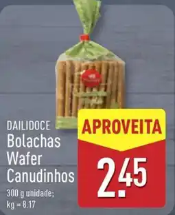 ALDI DAILIDOCE Bolachas Wafer Canudinhos promoção
