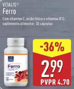 ALDI VITALIS Ferro promoção