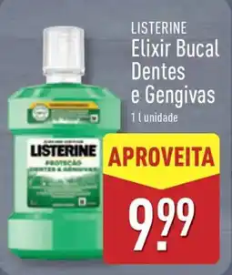 ALDI LISTERINE Elixir Bucal Dentes e Gengivas promoção