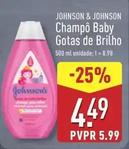 ALDI JOHNSON&JOHNSON Champô Baby Gotas de Brilho promoção