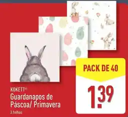 ALDI KOKETT Guardanapos de Páscoa/ Primavera promoção