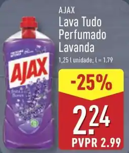 ALDI AJAX Lava Tudo Perfumado Lavanda promoção