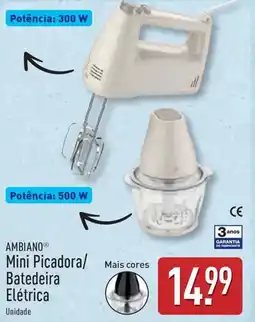 ALDI AMBIANO Mini Picadora/ Batedeira Elétrica promoção