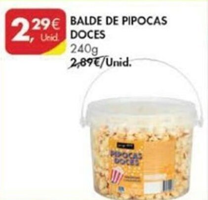 Pingo Doce Blade de Pipocas Doces 240g promoção