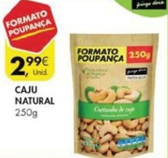 Pingo Doce Caju Natural 250g promoção
