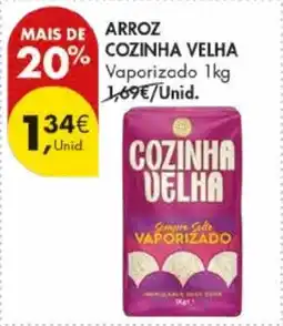 Pingo Doce Arroz cozinha velha vaporizado promoção