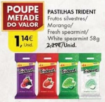 Pastilhas Trident 58g