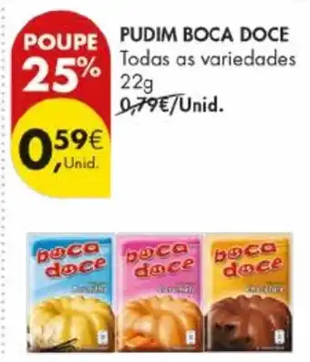 Pingo Doce Pudim boca doce promoção