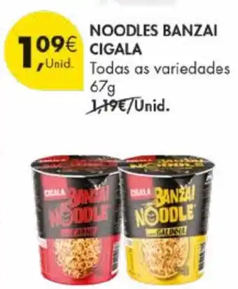 Pingo Doce Noodles banzai cigala promoção