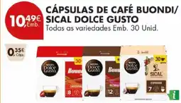 Pingo Doce Cápsulas de café buondi/ sical dolce gusto promoção