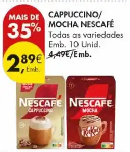 Pingo Doce Cappuccino/ Mocha nescafe promoção