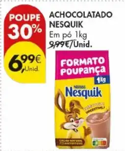 Pingo Doce Achocolatado Nesquik promoção