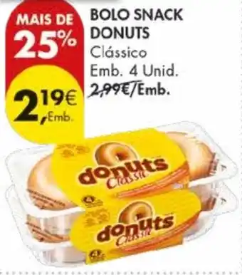 Pingo Doce Bolo snack donuts promoção
