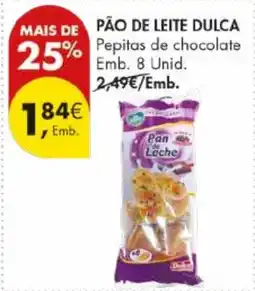 Pingo Doce Pão de leite dulca promoção