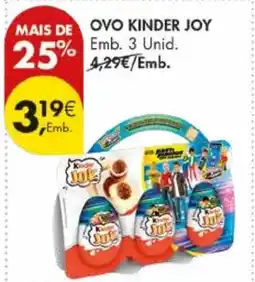 Pingo Doce Ovo kinder joy promoção
