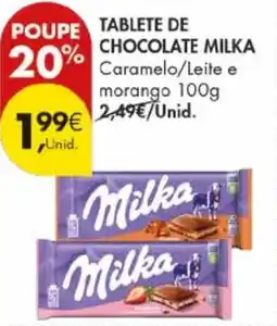 Pingo Doce Tablete de chocolate milka promoção