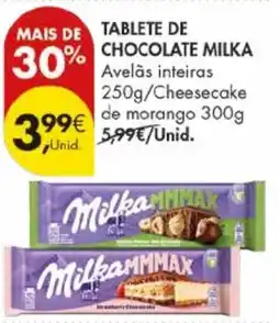 Pingo Doce Tablete de chocolate milka promoção