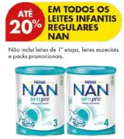 Pingo Doce Em todos os leites infantis regulares nan promoção