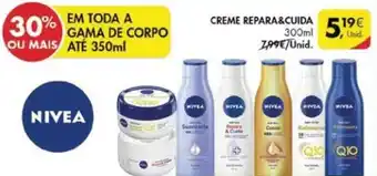 Pingo Doce Creme Repara & Cuida Nivea 300ml promoção