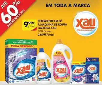 Pingo Doce Detergente em Pó p/Máquina de Roupa Lavanda Xau 100 doses promoção