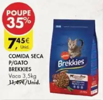 Comida Seca p/Gato Brekkies 3,5kg