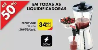 Pingo Doce Liquidificadoraas Kenwood 600W promoção