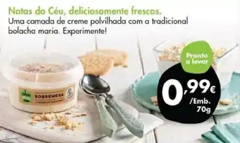 Pingo Doce Natas do Céu, Deliciosamente Frescas 70g promoção