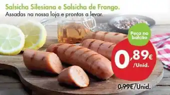 Pingo Doce Salsicha Silesiana e Salsicha de Frango promoção