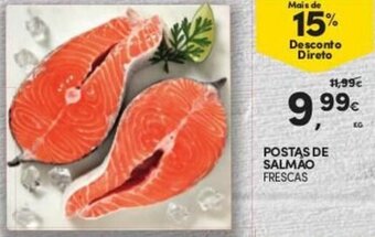 Continente Postas de Salmão Frescas promoção