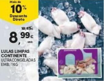 Lulas Limpas Continente 1kg