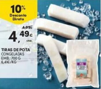 Continente Tiras de Pota 700g promoção