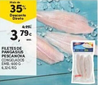 Filetes de Pangasius Pescanova 600g