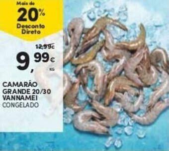 Camarão Grande 20/30 Vannamei