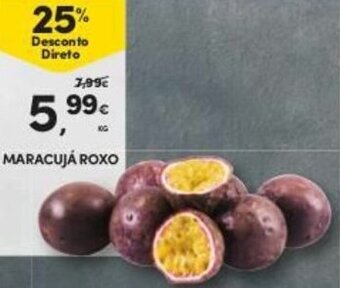 Continente Maracujá Roxo promoção