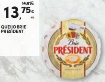 Continente Queijo Brie President promoção