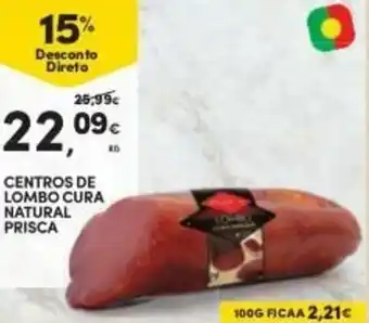 Continente Centros de Lombo Cura Natural Prisca promoção