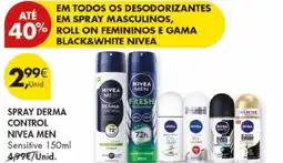 Pingo Doce Spray derma control nivea men promoção