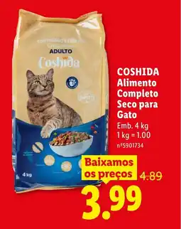 Lidl COSHIDA Alimento Completo Seco para Gato promoção
