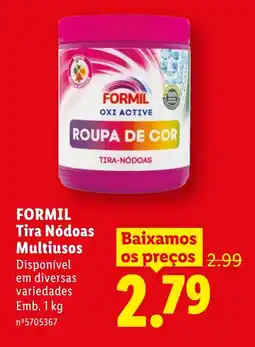 Lidl FORMIL Tira Nódoas Multiusos promoção