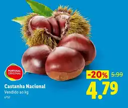 Lidl Castanha Nacional promoção